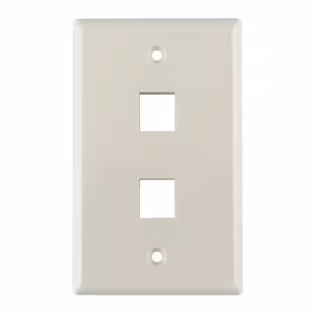 FPDUAL-FW HellermannTyton  Keystone Faceplates Frames